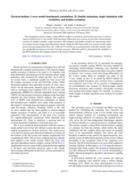 Electron-helium S-wave model benchmark calculations. II. Double ionization, single ionization with excitation, and double excitation