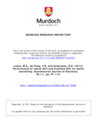 Performance of robust GCV and modified GCV for spline smoothing