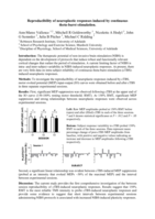Reproducibility of neuroplastic responses induced by continuous theta-burst stimulation