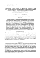 Temporal variations in annual production and biomass in estuarine populations of two polychaetes, Nephtys hombergi and Ampharete acutifrons