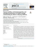 Thermal stability, mechanical properties, and tribological performance of TiAlXN coatings: Understanding the effects of alloying additions