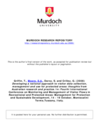 Developing a national approach to visitor data collection, management and use for protected areas: thoughts from Australian research and practice