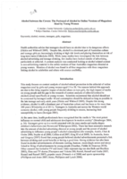 Alcohol between the covers: The portrayal of alcohol in online versions of magazines read by young women