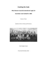 Cracking the code: Why Western Australia abandoned rugby for Australian rules football in 1885