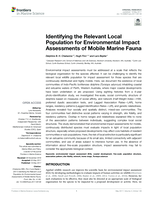 Identifying the relevant local population for environmental impact assessments of mobile marine fauna