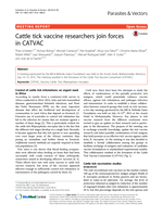 Cattle tick vaccine researchers join forces in CATVAC