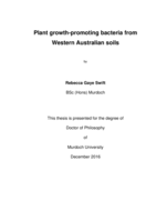 Plant growth-promoting bacteria from Western Australian soils