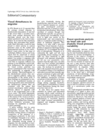 Visual disturbances in migraine