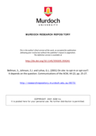 On site: to opt-in or opt-out?: It depends on the question