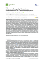 Advances in integrating genomics and bioinformatics in the plant breeding pipeline