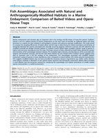 Fish assemblages associated with natural and anthropogenically-modified habitats in a marine embayment: Comparison of baited videos and opera-house traps