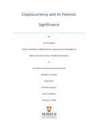 Cryptocurrency and its forensic significance