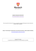 Essays on Determinants of Accounting Conservatism