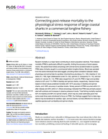 Connecting post-release mortality to the physiological stress response of large coastal sharks in a commercial longline fishery