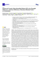 Improved genetic map identified major QTLs for drought tolerance- and iron deficiency tolerance-related traits in groundnut
