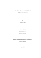A case study of science in a 1:1 middle school: The bling and the underbelly