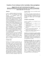 Genetics of rust resistance in the Australian wheat germplasm