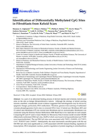 Identification of differentially methylated CpG Sites in fibroblasts from Keloid Scars
