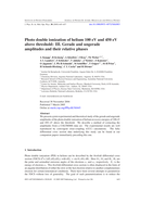 Photo double ionization of helium 100 eV and 450 eV above threshold: III. Gerade and ungerade amplitudes and their relative phases