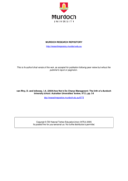 How not to do Change Management: The birth of a Murdoch University School