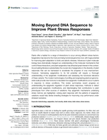 Moving beyond DNA sequence to improve plant stress responses