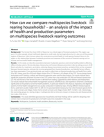 How can we compare multispecies livestock rearing households? – an analysis of the impact of health and production parameters on multispecies livestock rearing outcomes
