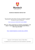 Australia as a southern hemisphere ‘soft power’