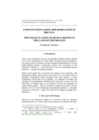 Constitutionalising discrimination in Bhutan: The emasculation of human rights in the land of the dragon