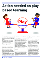 Action needed on play based learning