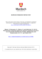 Recreational trampling negatively impacts vegetation structure of an Australian biodiversity hotspot