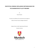 Prototypal forensic intelligence methodologies for the examination of illicit firearms