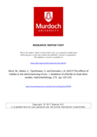 The effects of halides in the electrowinning of zinc. I. Oxidation of chloride on lead-silver anodes