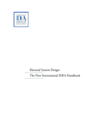 Electoral system design: The new international IDEA handbook