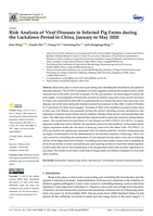 Risk analysis of viral diseases in infected pig farms during the lockdown period in China, January to May 2020