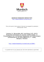 Persuasion techniques for tourism website design