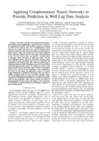 Applying complementary neural networks to porosity prediction in well log data analysis