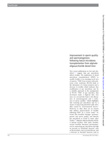 Improvement in sperm quality and spermatogenesis following faecal microbiota transplantation from alginate oligosaccharide dosed mice