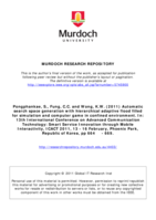 Automatic search space generation with hierarchical adaptive flood filled for simulation and computer game in confined environment