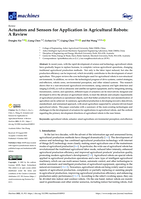 Actuators and sensors for application in agricultural robots: A review