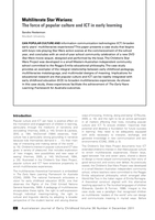 Multiliterate Star Warians: The force of popular culture and ICT in early learning