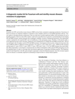 A diagnostic marker kit for Fusarium wilt and sterility mosaic diseases resistance in pigeonpea