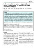 Draft genome sequence, and a sequence-defined genetic linkage map of the legume crop species Lupinus angustifolius L