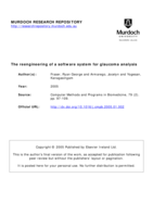 The reengineering of a software system for glaucoma analysis