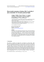 Photo double ionization of helium 100 eV and 450 eV above threshold: II. Circularly polarized light