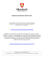 The mitochondrial genome of a Texas outbreak strain of the cattle tick, Rhipicephalus (Boophilus) microplus, derived from whole genome sequencing Pacific Biosciences and Illumina reads