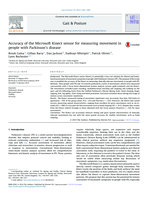 Accuracy of the Microsoft Kinect sensor for measuring movement in people with Parkinson's disease