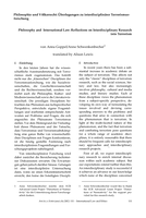 Philosophy and International Law: Reflections on Interdisciplinary research into terrorism – Philosophie und Völkerrecht: Überlegungen zu interdisziplinärer Terrorismusforschung