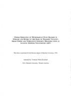 Characterization of microhabitat flow regimes in streams and rivers on the basis of near-bed velocity, shear stress and turbulence intensity measured with an Acoustic Doppler Velocimeter (ADV)