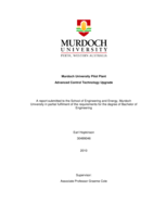 Murdoch University pilot plant advanced control technology upgrade