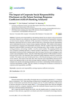 The impact of corporate social responsibility disclosure on the future earnings response coefficient (ASEAN Banking Analysis)